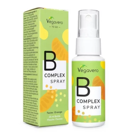 B Complex / Витамин В комплекс / Спрей за уста, 25 ml, 120 дози, 100% Vegan