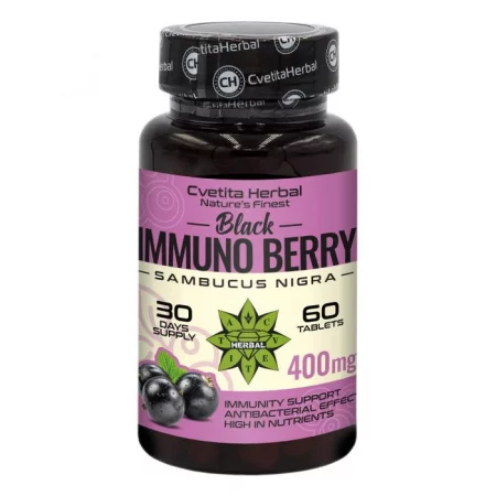 Black Immuno Berry - Екстракт от черен бъз - 60 таблетки