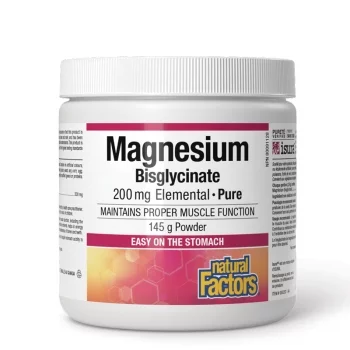 НЕЙЧЪРАЛ ФАКТОРС Магнезий бисциглинат 200 мг x 145 гр прах