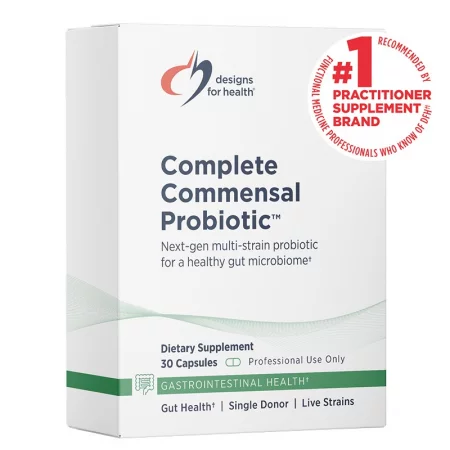 Complete Commensal Probiotic – С Акермансия за здрава чревна лигавица, 5 щама, 30 капсули