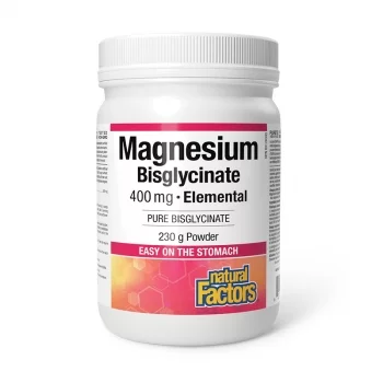 НЕЙЧЪРАЛ ФАКТОРС Магнезий бисциглинат 400 мг x 230 гр прах