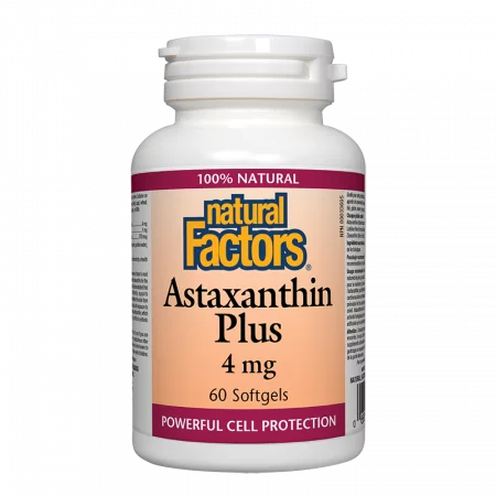 Astaxanthin Plus/ Астаксантин + Лутеин и Зеаксантин 4 mg х 60 софтгел капсули