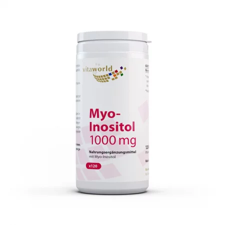 Myo-inositol / Мио-инозитол 1000 mg, 120 капсули