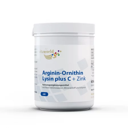 Arginin-Ornithin-Lysin + C + Zink / Аргинин-Орнитин-Лизин + Витамин C + Цинк, 60 капсули