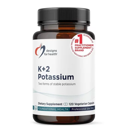 Калий (бикарбонат и глицинат) – Нормално кръвно налягане и сърдечен ритъм, 300 mg, 120 капсули