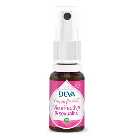 Цветни есенции Deva №5 (хибискус, босилек и див морков), спрей, 15 ml