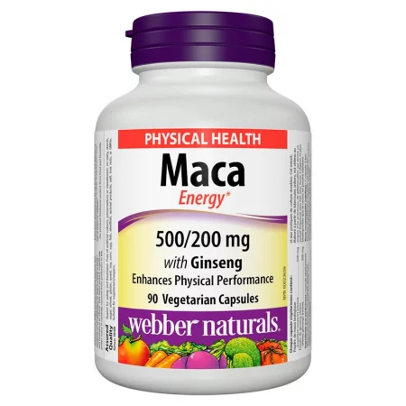 Maca Energy with Ginseng - Мака и Корейски женшен, 90 капсули