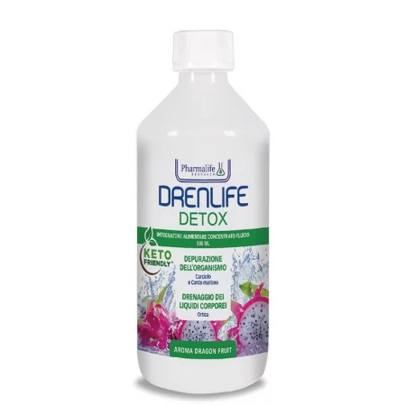 Артишок 450 mg + Бял трън + Холин – Пречистване и подкрепа за черния дроб, Drenlife Detox, 500 ml
