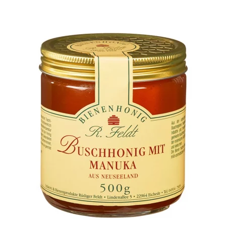 Buschhonig mit 40% Manuka Neuseeland - Мед от храстовидни растения с 40% Манука (от Нова Зеландия), 500 g