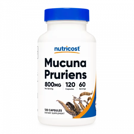 Стрес и безпокойство - Мукуна/ Кадифен боб (Mucuna Pruriens), 400 mg x 120 капсули