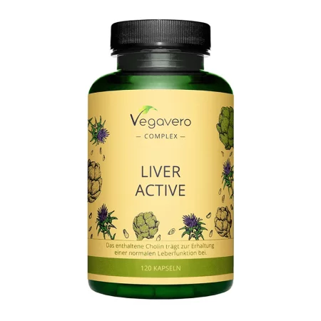 Liver Active / Билкова смес за черния дроб, 120 капсули, 100 Vegan