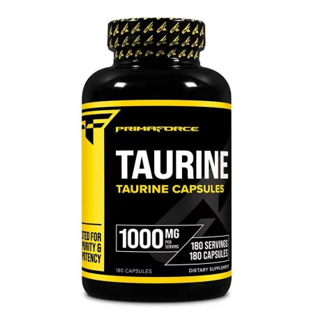 Мускулна функция и издръжливост - Таурин (Taurine), 1000 mg х 180 капсули