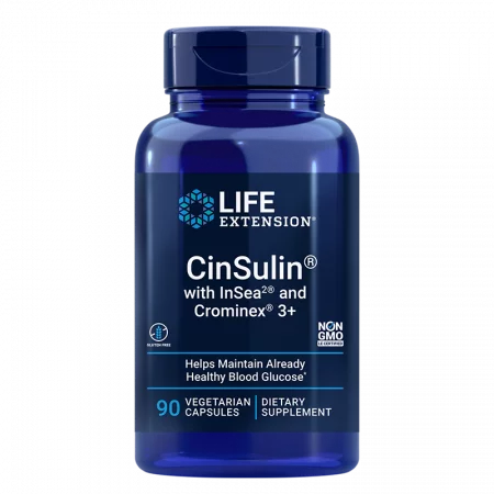 Глюкозен метаболизъм - CinSulin with InSea2 and Crominex®3+, 90 капсули