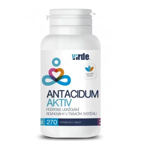 Antacidum Aktiv – Минерали и растителни екстракти при киселини и стомашен дискомфорт, 270 филмирани таблетки