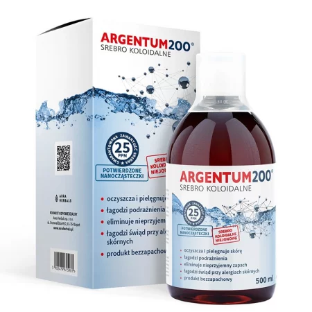 Колоидно сребро – Грижа за кожата, 25 ppm, 500 ml