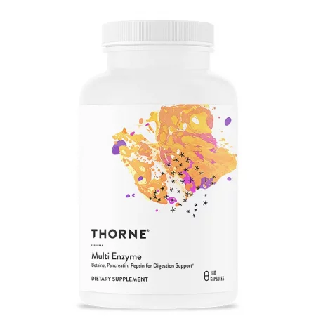 Мулти ензими - Бетаин HCl + Панкреатин + Пепсин – Нормално храносмилане, 90 капсули