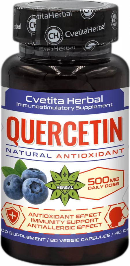 Quercetin - Кверцетин - 80 капсули х 250 mg