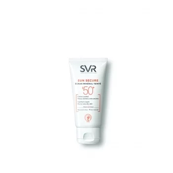 СВР СЪН СЕКЮР SPF50 Оцветен слънцезащитен крем за суха кожа 50 мл.