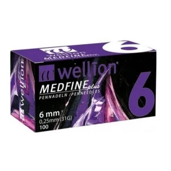 WELLION ИГЛИ ЗА ИНСУЛИНОВИ ПИСАЛКИ 31G 6 мм.