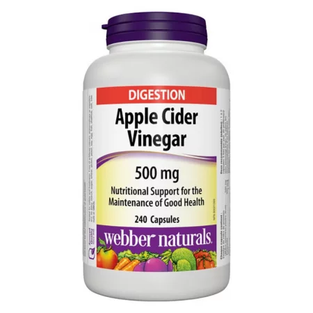 Apple Cider Vinegar - Ябълков оцет, 500 mg,  240 капсули