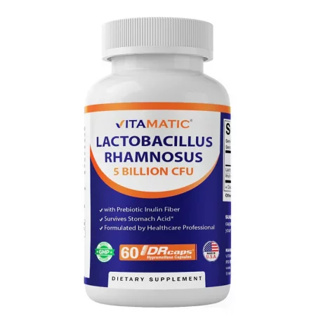 Лактобацилус рамнозус 5 млрд. + инулин – Имунна защита и храносмилателен баланс, 60 капсули със забавено освобождаване