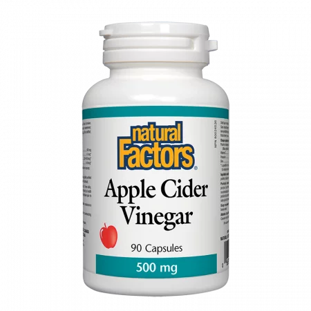 Ябълков оцет - Apple Cider Vinegar, 500 mg х 90 капсули