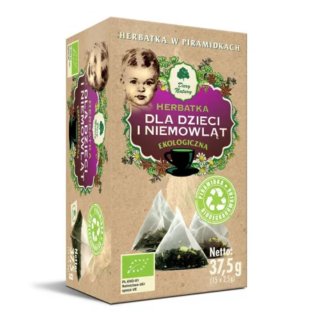 Билково-плодов чай за деца и кърмачета, БИО, 15 пакетчета