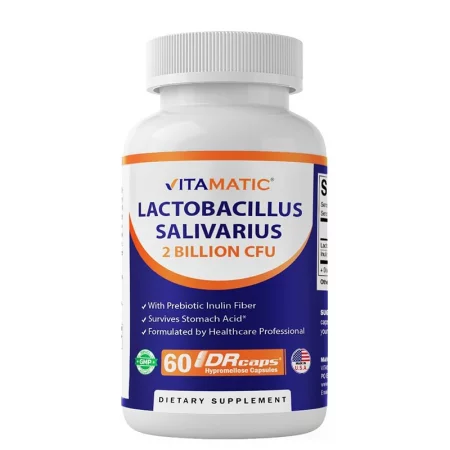 Lactobacillus salivarius – 2 млрд. активни пробиотици с инулин, 60 DRcaps капсули
