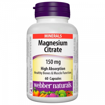 Magnesium Citrate / Магнезий цитрат /С висока абсорбция/ 150 mg, 60 капсули