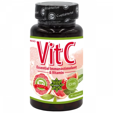 Vitamin C - Витамин C - 80 капсули х 600 mg