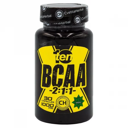 10/ten BCAA 2:1:1 - 30 капсули x 1000mg