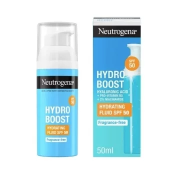 НЮТРОДЖИНА ХИДРО БУУСТ Хидратиращ флуид SPF50 50 мл.