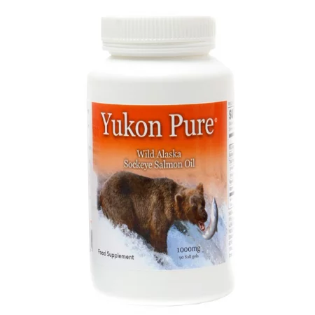 Масло от дива сьомга Нерка – неврологично и сърдечно здраве - Yukon Pure® Wild Alaska Sockeye Salmon Oil, 90 софтгел капсули
