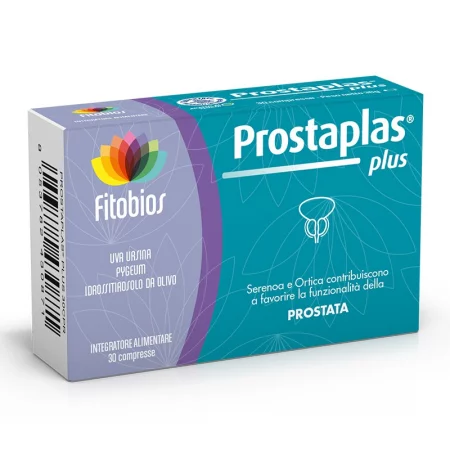 Prostaplas Plus - Сао палмето 225 mg + Коприва 125 mg + Мечо грозде 125 mg – Здрава простата и уринарен комфорт, 30 таблетки