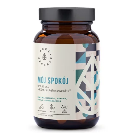 Ашваганда KSM-66 + Зелен чай + Бакопа – Спокойна нервна система и устойчивост на стрес, 60 капсули