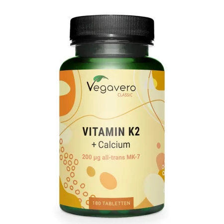 Витамин К2 200 µg + Калций 162 mg – Здрави кости и зъби, 180 таблетки