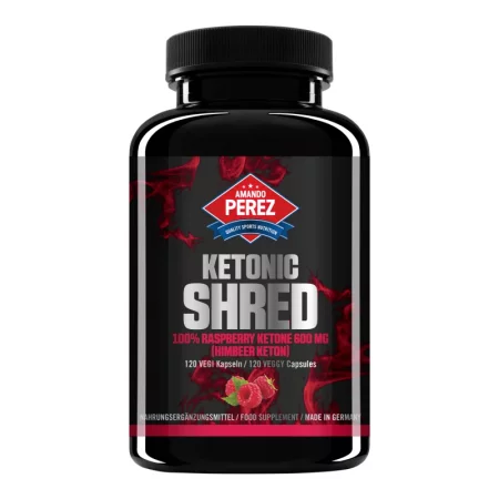 Ketonic Shred 100% Raspberry Ketone / Малинови кетони, 120 капсули