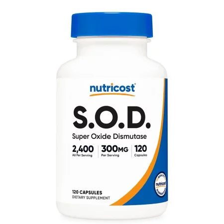 Супероксид дисмутаза (СОД), 300 mg / 2400 AU, 120 капсули