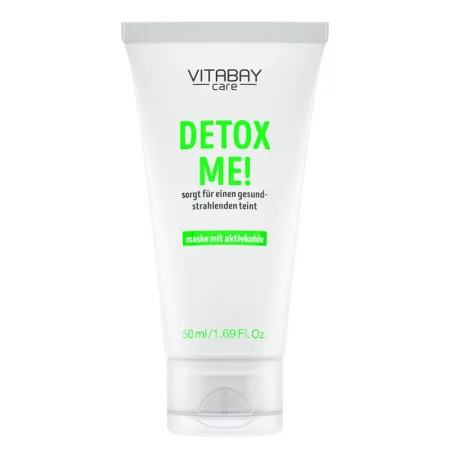 Маска за лице с активен въглен Detox Me, 50 ml