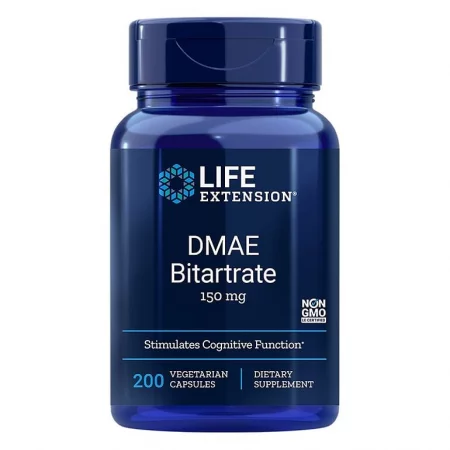 DMAE Bitartarate/ ДМАЕ (Диметиламиноетанол) 150 mg х 200 капсули